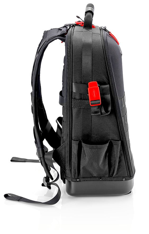 Knipex Werkzeugkasten Modular X18, 530 × 217 × 549 mm, 18 l, Aluminium, schwarz, 22 Teile