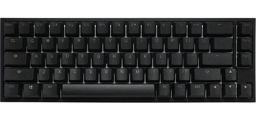 Ducky ONE 2 SF – Tastatur 60% – Mechanisch (Cherry MX Black) – RGB – Verkabelt, USB-C – QWERTZ (CH)