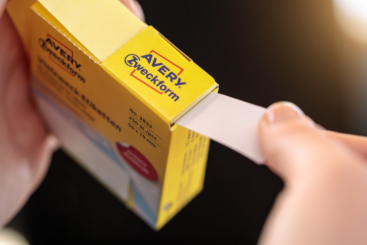 AVERY Zweckform Markierungspunkte – Ø 19 mm, permanent, grün, Papier, 1 Rolle (250 Stk.), Spenderbox