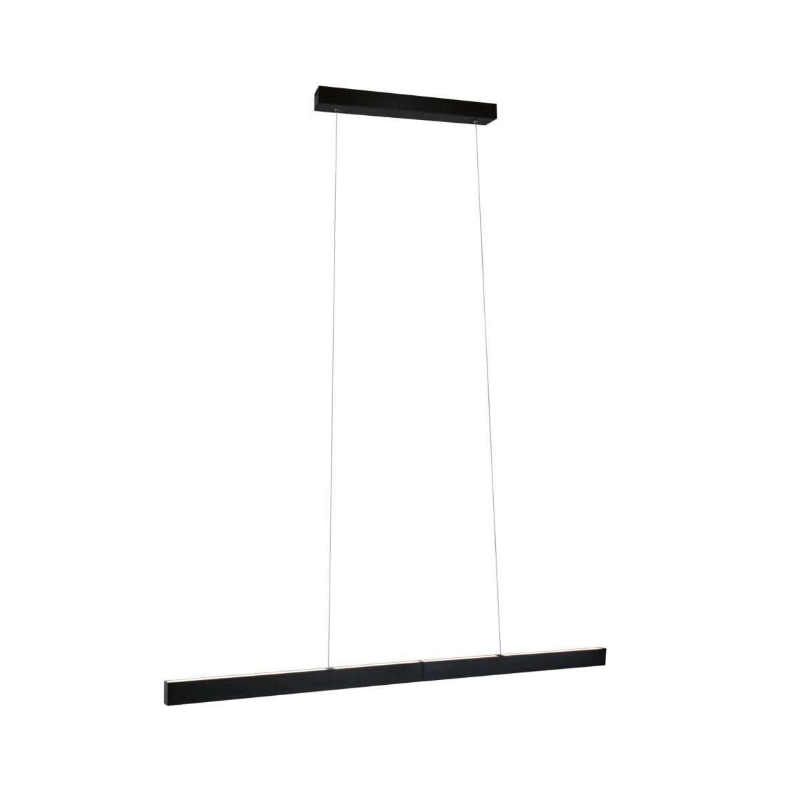 Paulmann Pendelleuchte Aptare – 180 × 90–150 cm, 1800 lm, 45 W, 2700 K, dimmbar, für ZigBee 3.0, schwarz