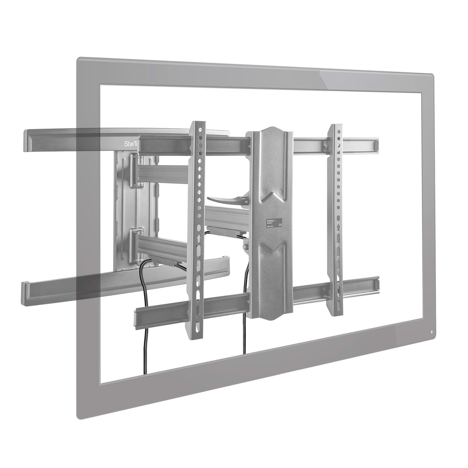 StarTech.com Wandhalterung – Vollbeweglich – 37–80" – VESA 200×100–600×400 – bis 50 kg – Schwarz