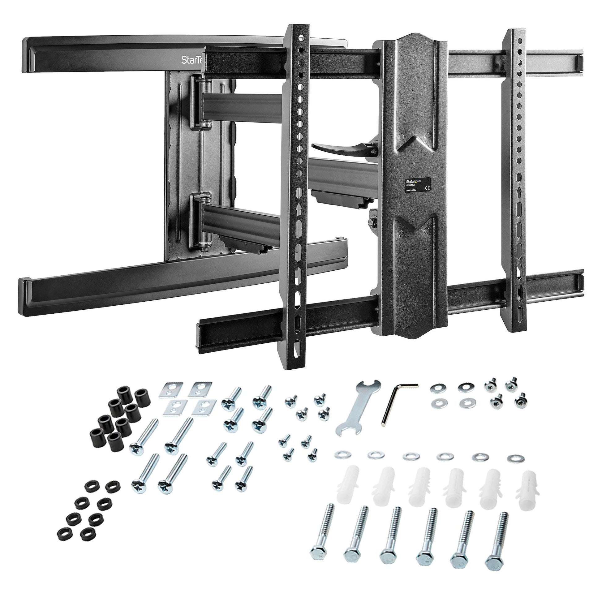 StarTech.com Wandhalterung – Vollbeweglich – 37–80" – VESA 200×100–600×400 – bis 50 kg – Schwarz