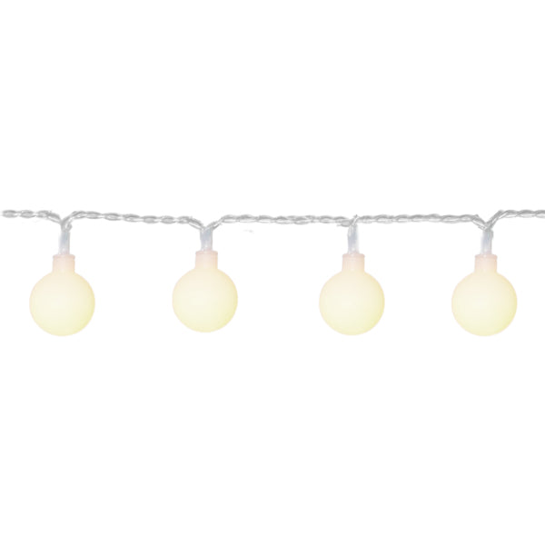 Star Trading Lichterkette Berry – 7,35 m – 2,1 W – Warmweiss – IP44 – Netzbetrieb – Weiss