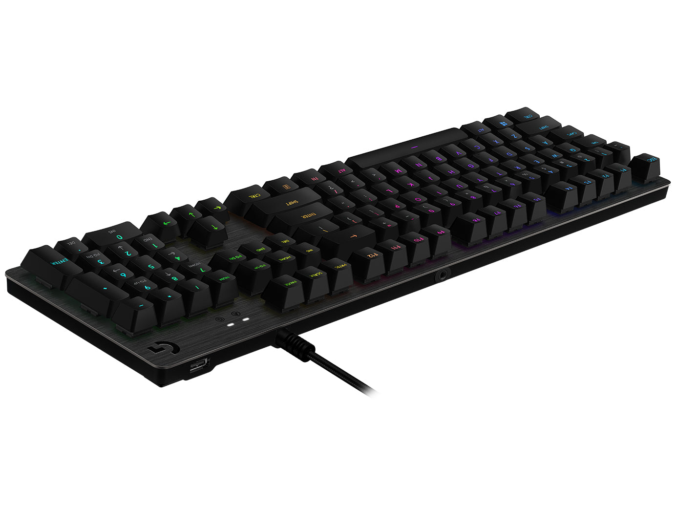 Logitech G G513 Carbon – Gaming-Tastatur 100% – Mechanisch (GX Brown) – Kabelgebunden, USB – RGB – AZERTY (FR)