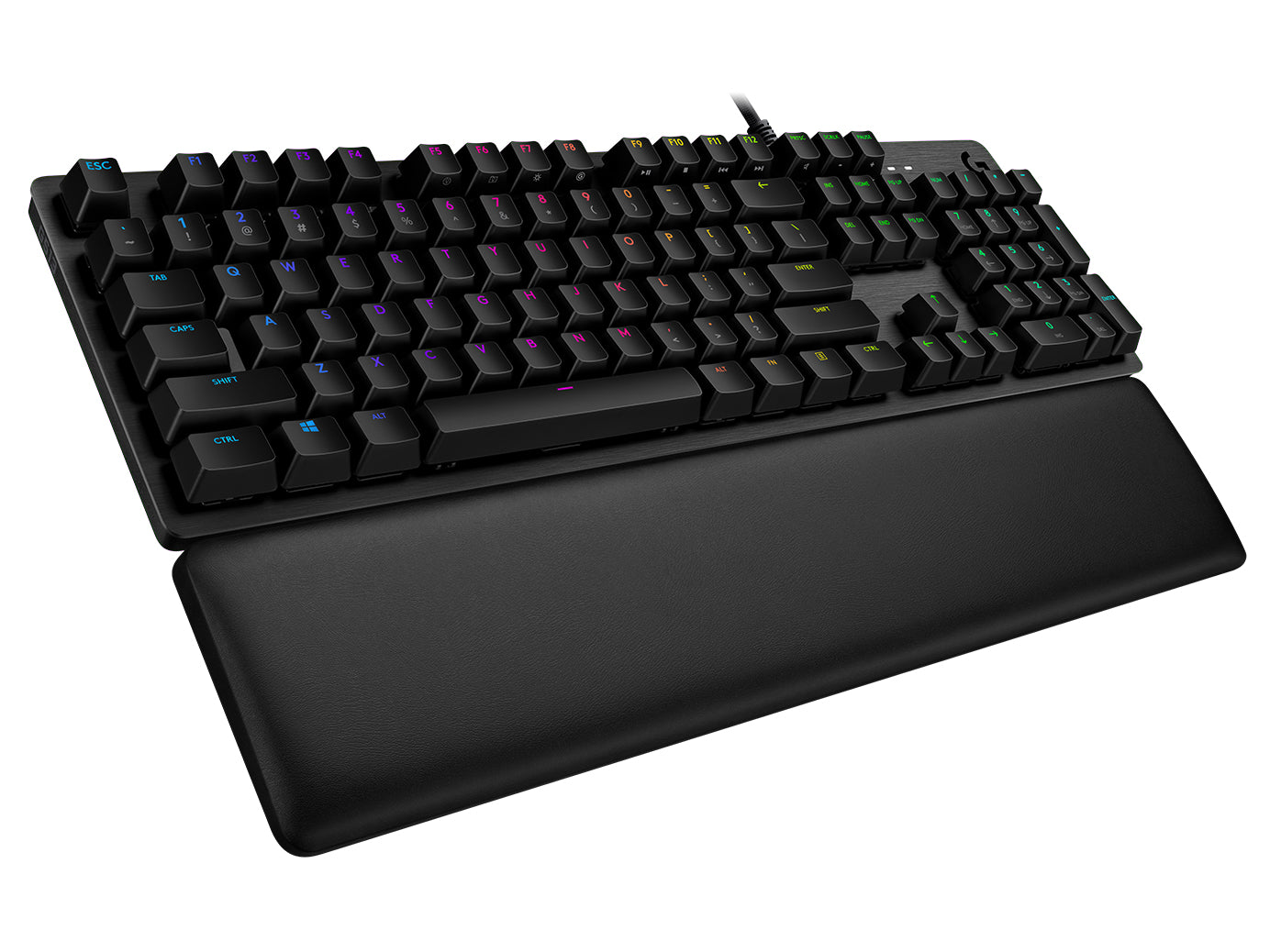Logitech G G513 Carbon – Gaming-Tastatur – Mechanisch (GX Brown) – USB – QWERTY (US-INT) – RGB – Graphit