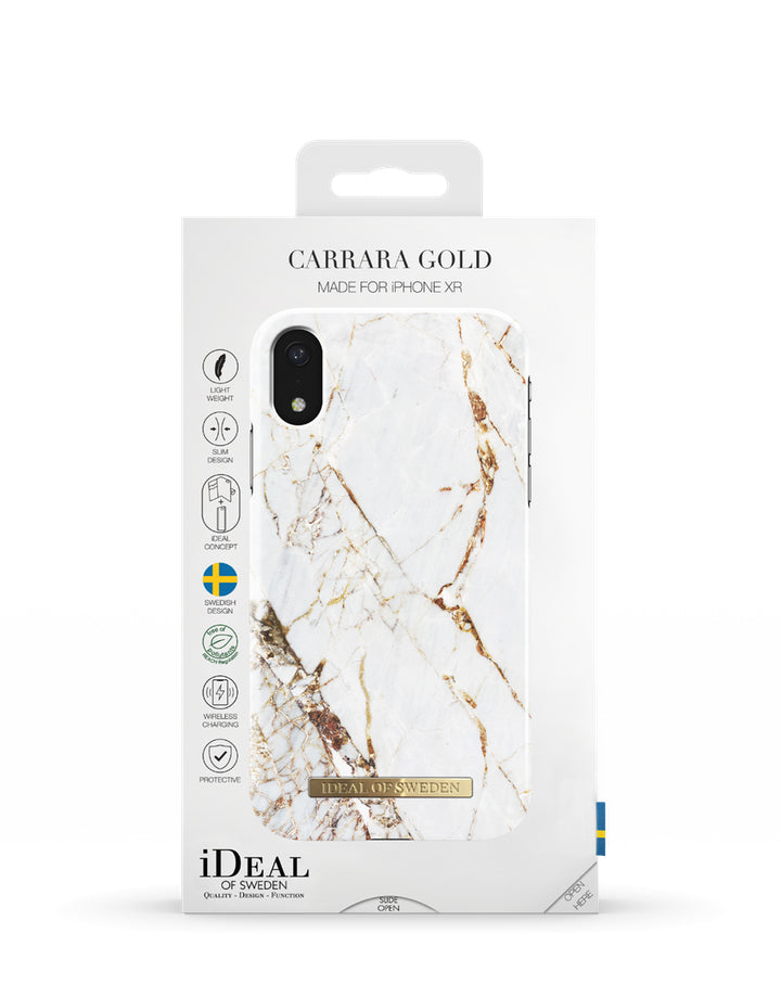 Ideal of Sweden – Backcover – für Apple iPhone XR – Carrara Gold