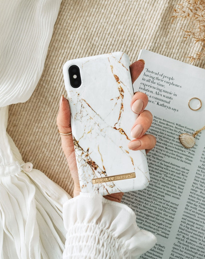 Ideal of Sweden – Backcover – für Apple iPhone XR – Carrara Gold