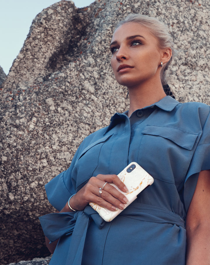 Ideal of Sweden – Backcover – für Apple iPhone XR – Carrara Gold
