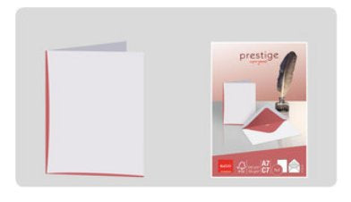 Elco Grusskarte – A7 (74 × 105 mm) – mit Umschlägen, Karton, 5er Pack