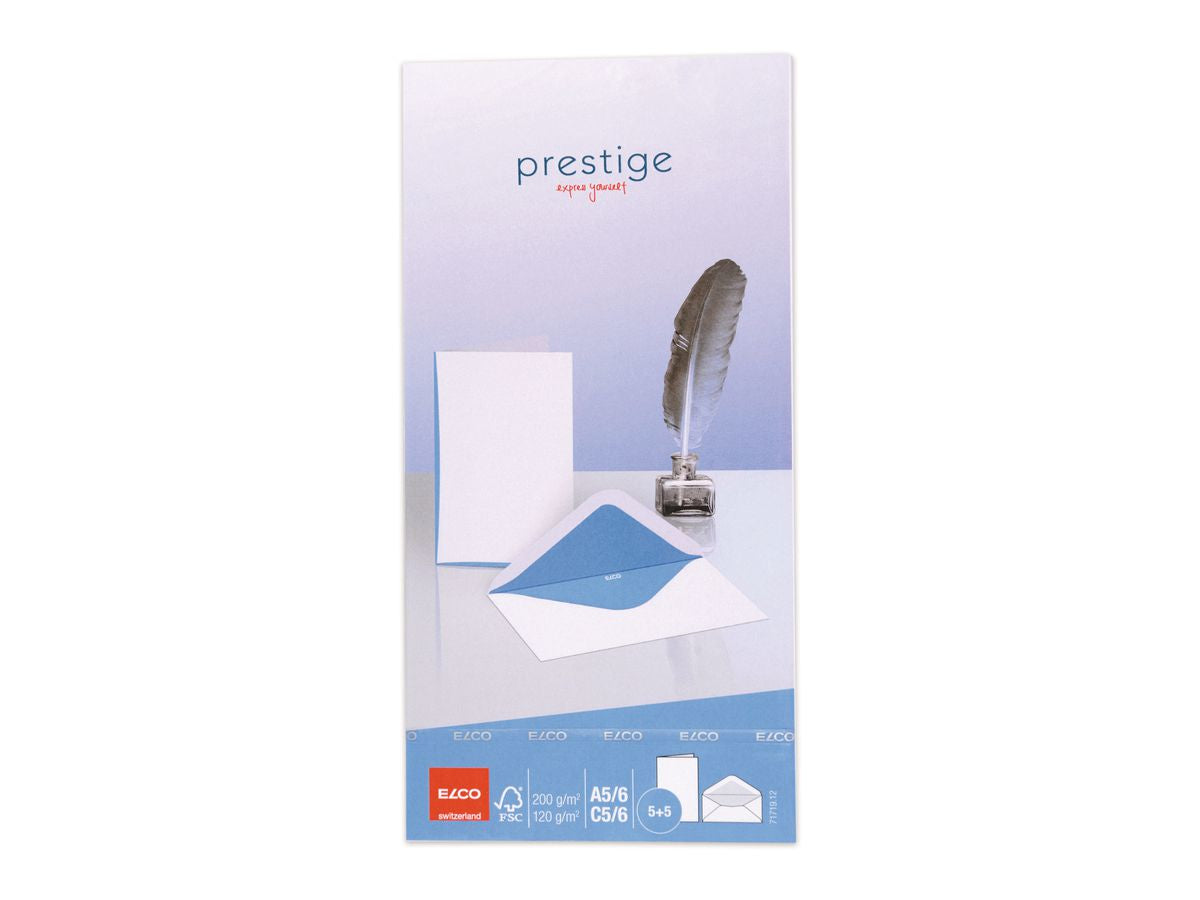 Elco Grusskarte – 104 × 210 mm – mit Umschlag, Karton