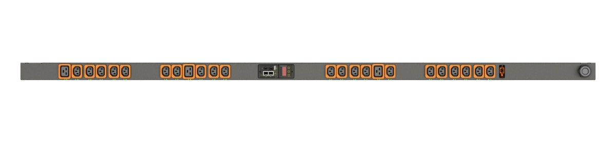 Vertiv Rack-PDU – Geschaltet, Outlet-Messung, 1-ph, Senkrecht 0U, 16 A 230 V, 24×C13/C19, IEC 60309, 3 m