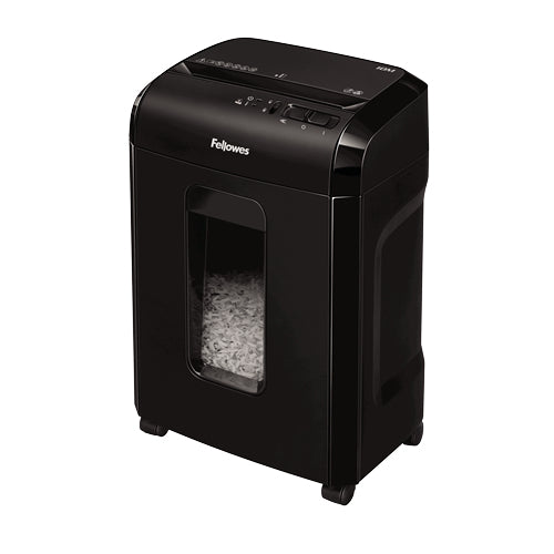 Fellowes Powershred 10M – Aktenvernichter, DIN P-5, Partikelschnitt 2 × 12 mm, 10 Blatt, 19 l