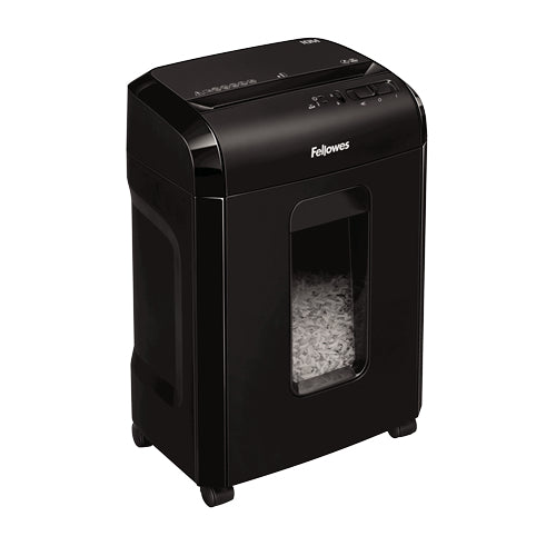 Fellowes Powershred 10M – Aktenvernichter, DIN P-5, Partikelschnitt 2 × 12 mm, 10 Blatt, 19 l