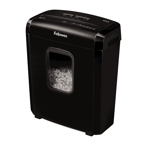 Fellowes Powershred 6M – Aktenvernichter, DIN P-4, Partikelschnitt 4 × 12 mm, 6 Blatt, 13 l