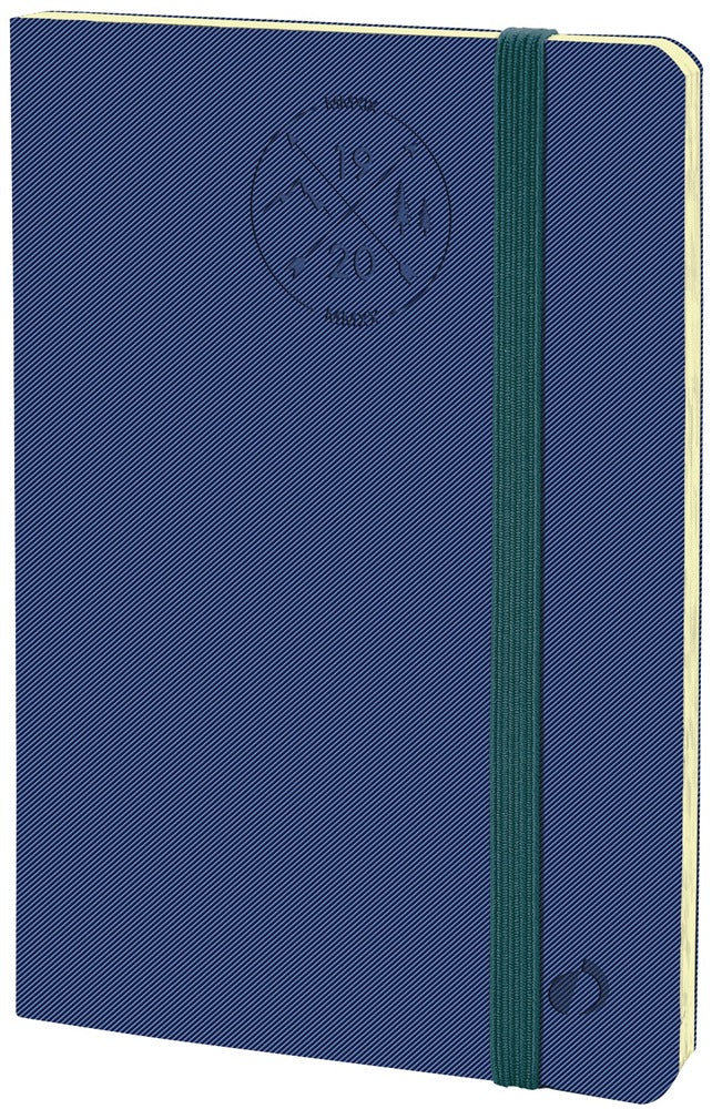Quo Vadis Horizontal 15 SD Everest – Schulagenda 2026/27, 1 Woche/2 Seiten, 10 × 15 cm, Softcover, Blau