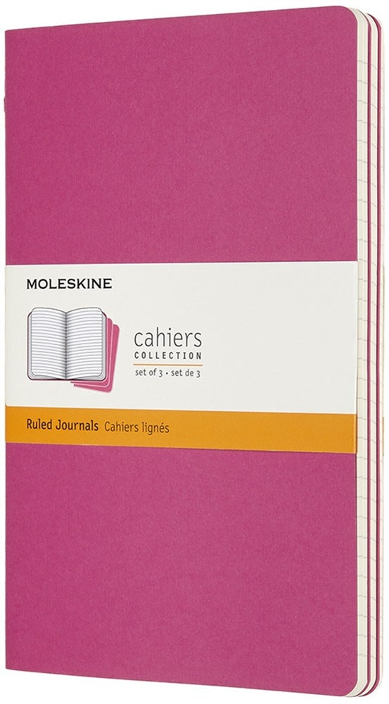 Moleskine Notizheft – 130 × 210 mm – 80 Blatt – 70 g/m² – Hardcover, heraustrennbar, Innentasche, pink