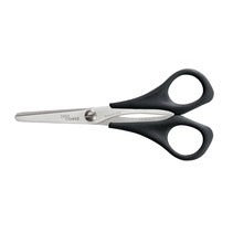 Dahle Home Schere 13,0 cm, für Rechtshänder – Edelstahl, ABS-Griffe, genietet, Schwarz