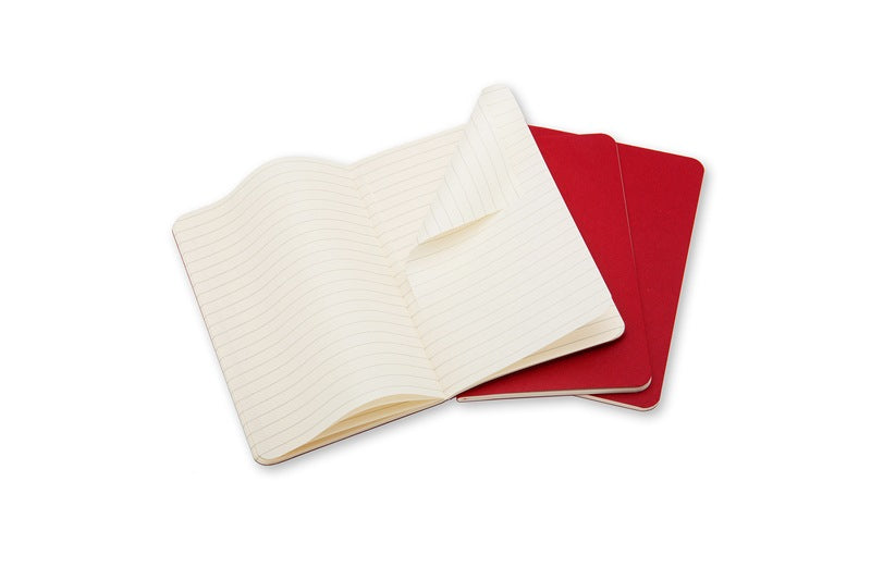 Moleskine Cahier Notizheft – A5 – liniert – Fadenheftung, perforiert, Einstecktasche