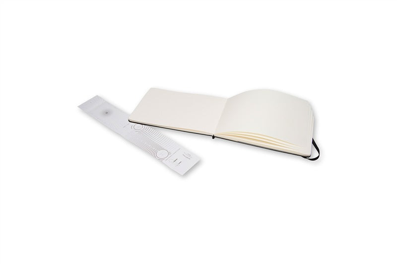 Moleskine Skizzenbuch A5 – Blanko, Hardcover, Schwarz, Aquarell, abgerundete Ecken
