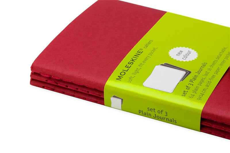 Moleskine Cahier Notizheft – A6 – Blanko – Fadenheftung, Perforiert, Einstecktasche