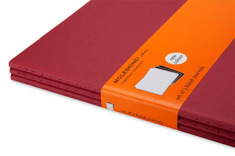 Moleskine Notizheft – 250 × 190 mm – liniert – gebunden, perforiert, 16 heraustrennbare Seiten, Innentasche