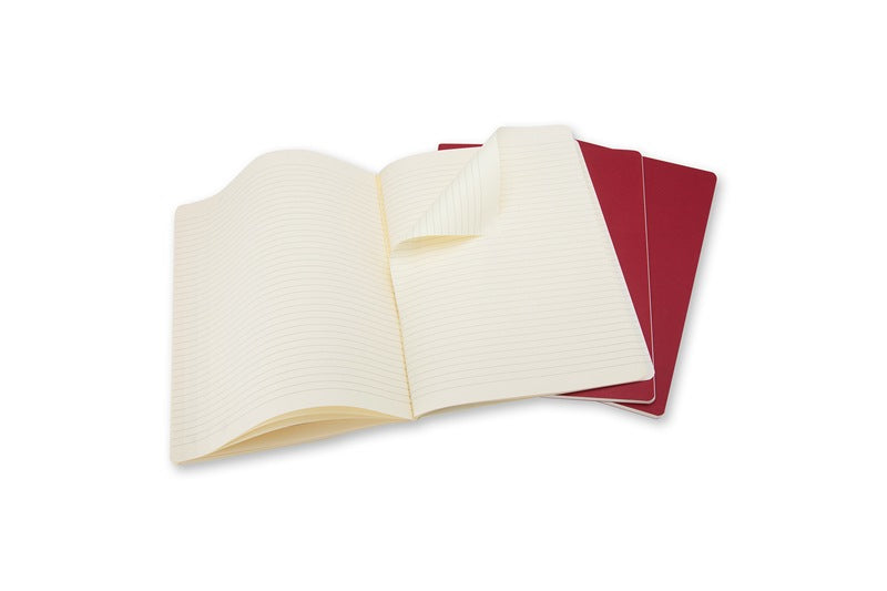 Moleskine Notizheft – 250 × 190 mm – liniert – gebunden, perforiert, 16 heraustrennbare Seiten, Innentasche