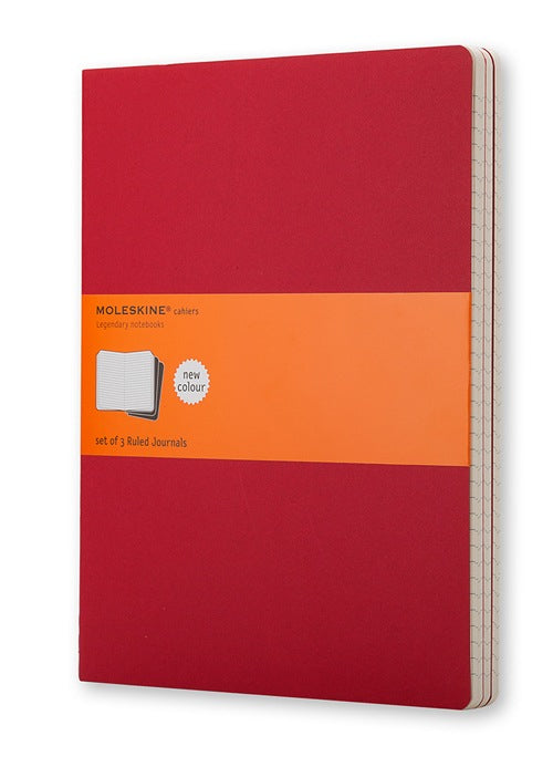 Moleskine Notizheft – 250 × 190 mm – liniert – gebunden, perforiert, 16 heraustrennbare Seiten, Innentasche