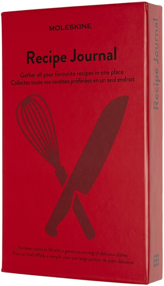 Moleskine Notizbuch, 214 × 132 mm, Hardcover, 400 Seiten, 70 g/m² – scharlachrot