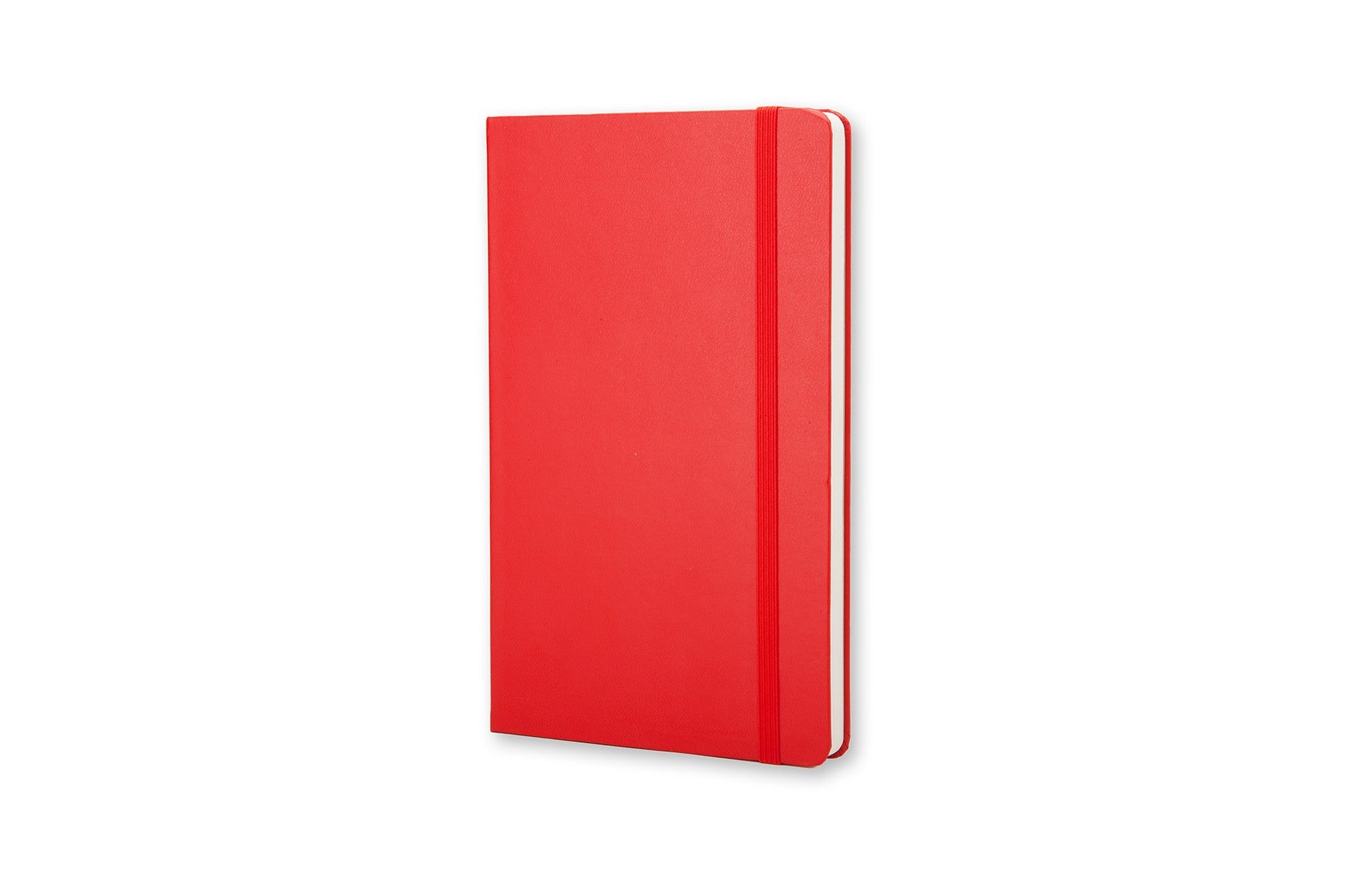 Moleskine Notizbuch Classic Collection, blanko, Leimbindung, Hardcover, 192 Seiten, ungeLocht, 70 g/m² – rot