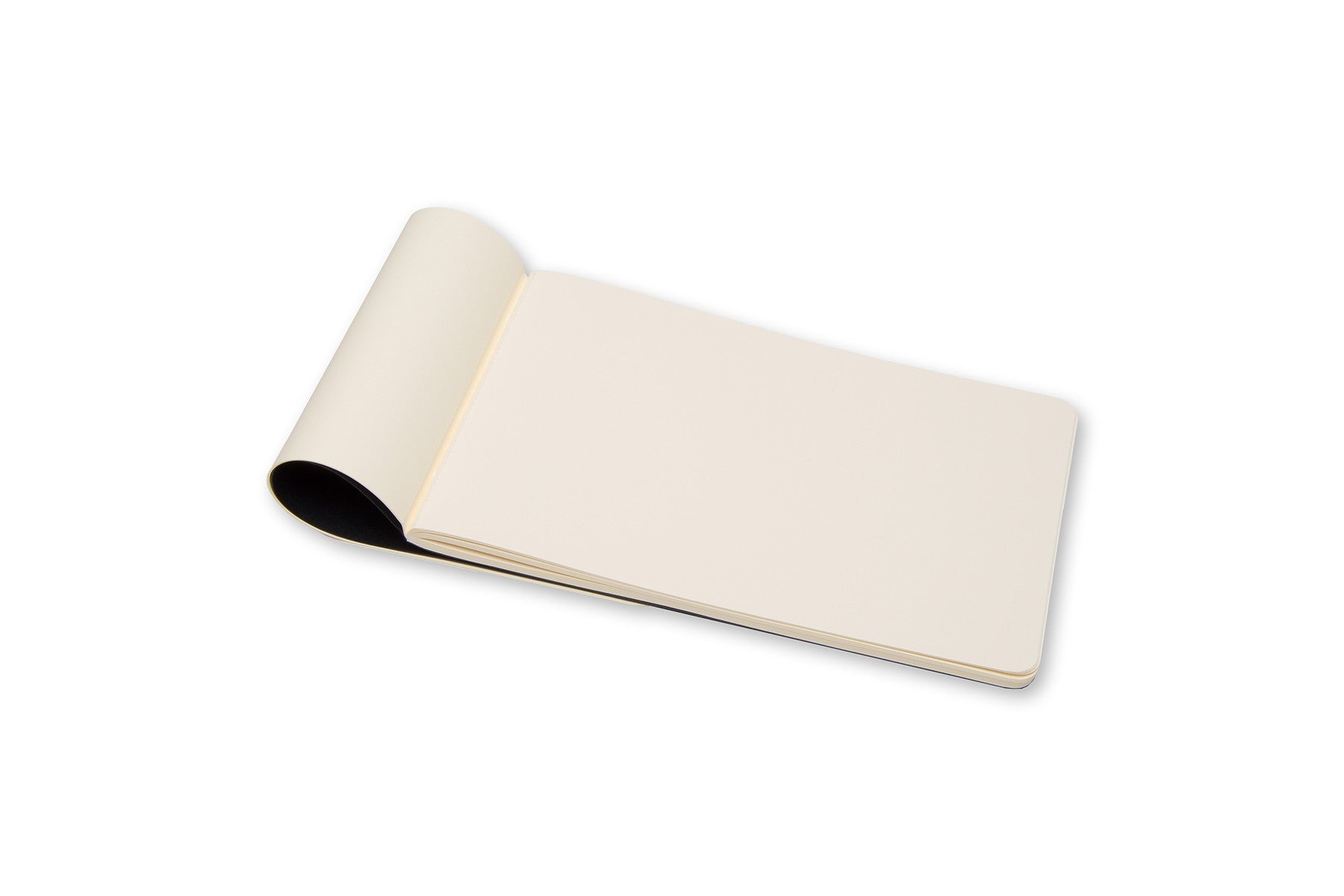 Moleskine Skizzenbuch Art Plus – 13 × 21 cm – 120 g/m² – Softcover – 88 Seiten – elfenbeinweiss – Schwarz
