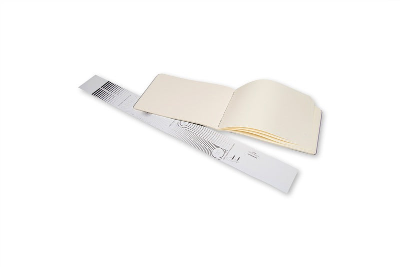 Moleskine Skizzenbuch Art Plus – 13 × 21 cm – 120 g/m² – Softcover – 88 Seiten – elfenbeinweiss – Schwarz