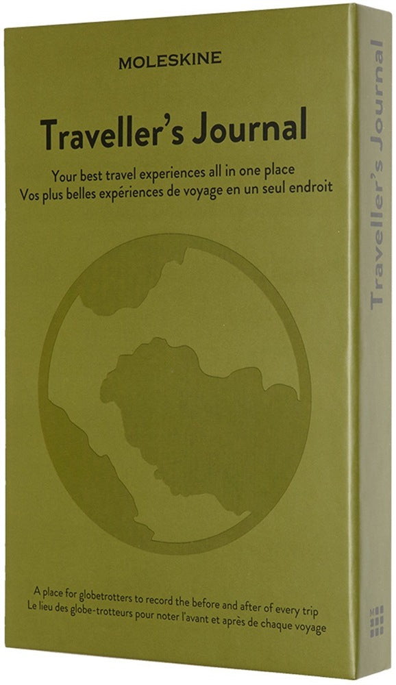 Moleskine Notizbuch Passion Journal, 214 × 132 mm, 400 Seiten, Hardcover, 70 g/m² – dunkelgrün