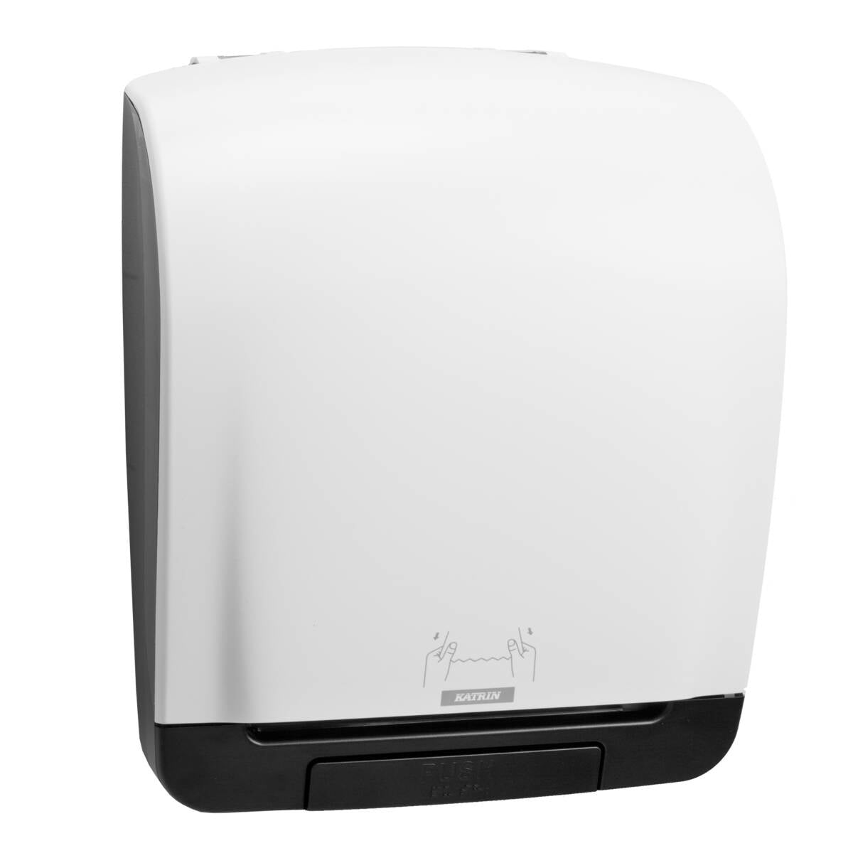 Katrin Handtuchrollenspender Inclusive System weiss – für Handtuchrollen mit Hülse – 335 × 403 × 216 mm