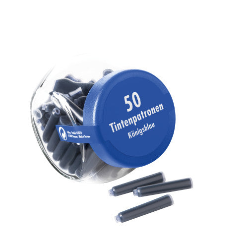 Pelikan Füllhalter-Patrone – Königsblau, für Füllfederhalter, 50er-Pack