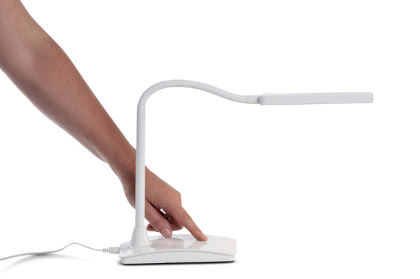 MAUL LED-Tischleuchte Pearly Colour Vario – 3-stufig dimmbar, Touchfeld – 3000–6500 K – 616 lm 5 W