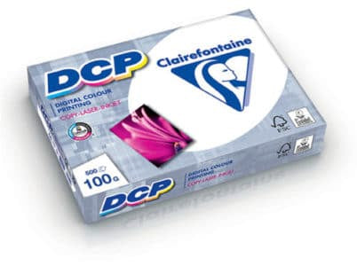 Clairefontaine DCP Kopierpapier – A4, 120 g/m², hochweiss – für Inkjet, Laser, Kopierer – FSC, EU Ecolabel – 2