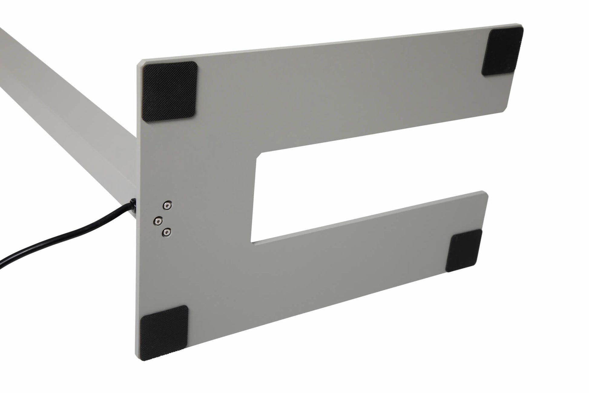 MAUL Stehleuchte MAULjaval – 28,0 × 61,0 × 196,0 cm, 7100 lm, 80 W, 4000 K, dimmbar, Edelstahl, Standfuss