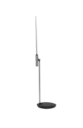 MAUL Tischleuchte Rubia – 42,5 × 37,5 cm, 340 lm, 3000–5700 K, dimmbar, USB, Touch, schwarz/silber