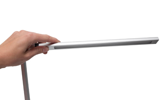 MAUL Tischleuchte Rubia – 42,5 × 37,5 cm, 340 lm, 3000–5700 K, dimmbar, USB, Touch, schwarz/silber