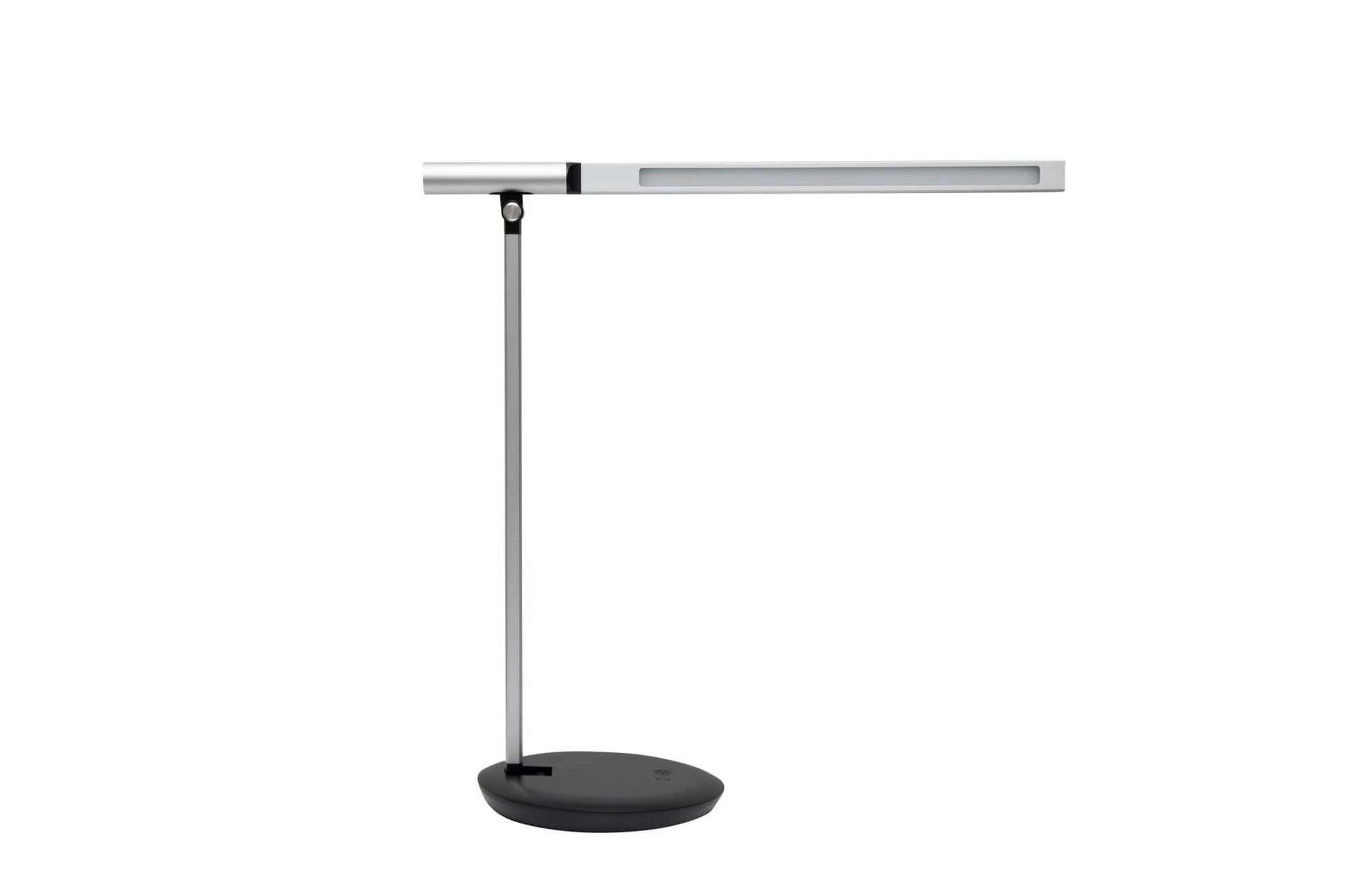 MAUL Tischleuchte Rubia – 42,5 × 37,5 cm, 340 lm, 3000–5700 K, dimmbar, USB, Touch, schwarz/silber