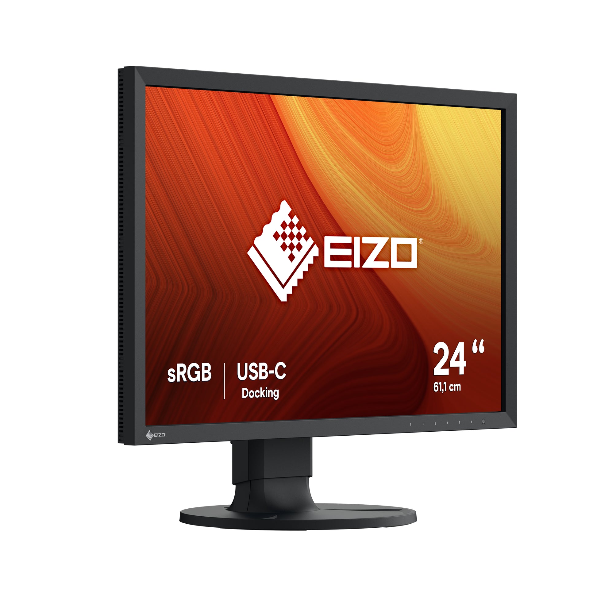 EIZO ColorEdge CS2400R – Monitor, 24,1" 1920 × 1200 (WUXGA), IPS, 60 Hz, 300 cd/m², VESA 100 × 100, Schwarz