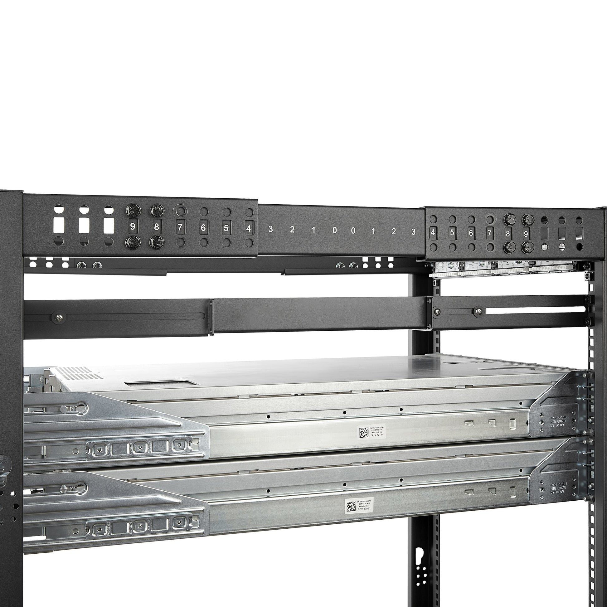 StarTech.com Rack-Schienenset 19" – 1U – 80 × 628 × 45 mm – 90,7 kg – für HPE ProLiant, Dell PowerEdge