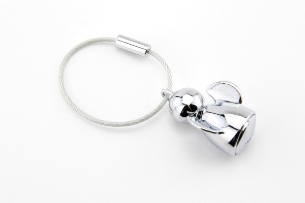 TROIKA Schlüsselanhänger Angelina Engel – Silber, 27 × 20 mm