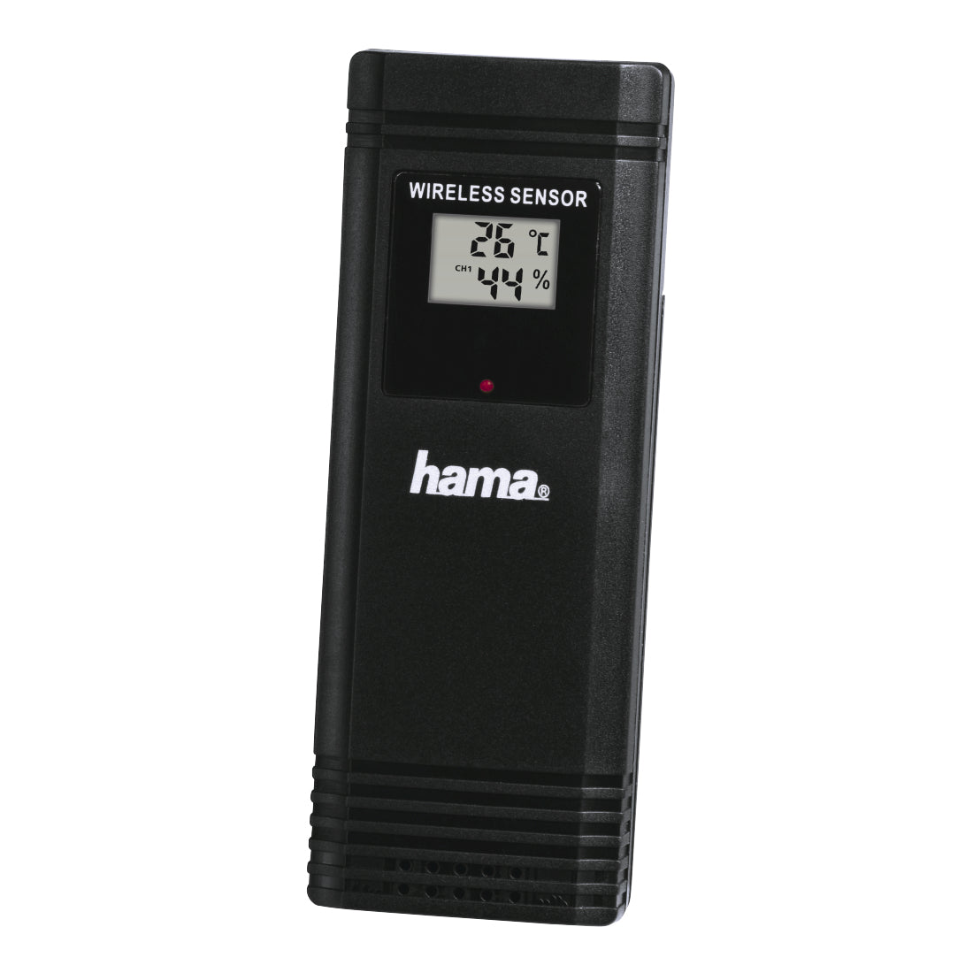 Hama TS36E – Temperatur- & Feuchtigkeitssensor, Funk, Display – schwarz