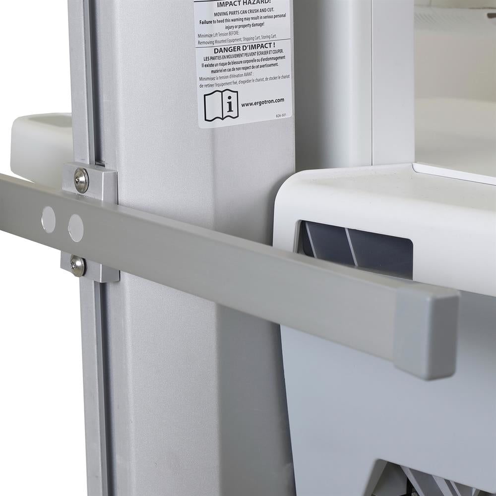 Ergotron DIN-Schienenadapter – 2,3 kg, Aluminium, 460×25×10 mm