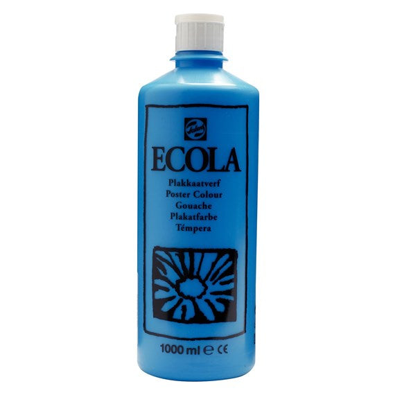 Talens Ecola Gouache – Blau, deckend – 1 l – für Papier