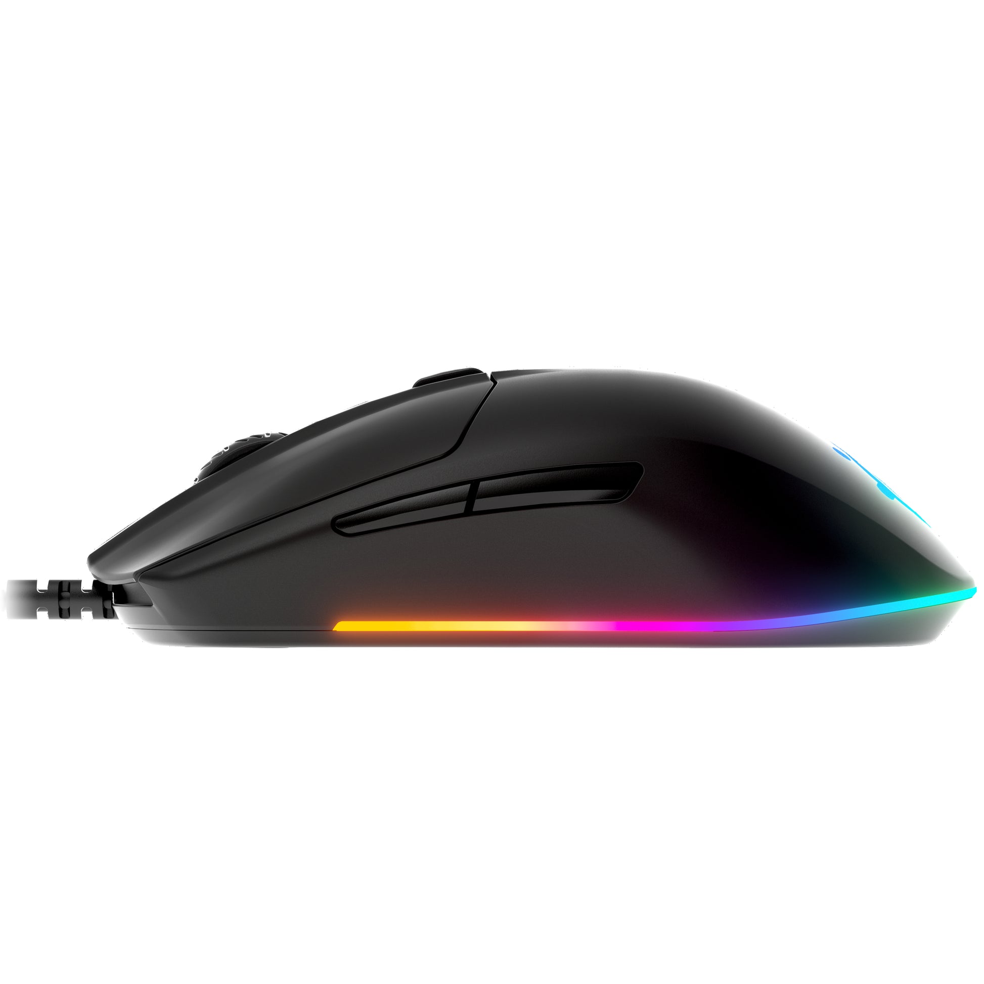 SteelSeries Rival 3 – Gaming-Maus – Kabelgebunden (USB‑A), 8500 DPI, RGB-Beleuchtung, rechts, Schwarz