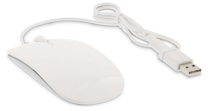 LMP Easy Mouse – Trackball-Maus – Kabelgebunden (USB-C/USB-A), beidhändig, Weiss