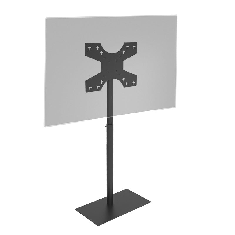 Hagor Bodenständer – 32–55" – VESA 200×200–600×400 – bis 35 kg, Höhenverstellbar – Schwarz