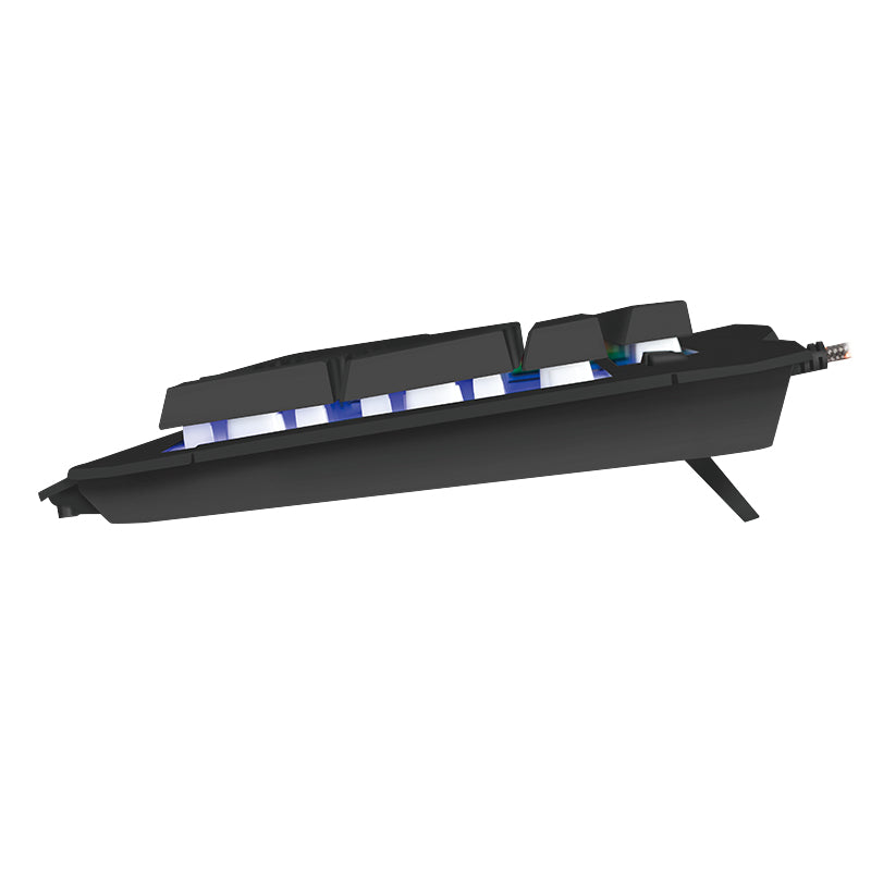 LogiLink Tastatur-Maus-Set – Membran, RGB, USB, QWERTY (US-INT), schwarz